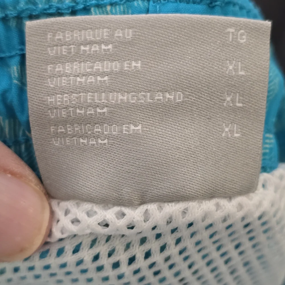 Columbia Umnishade SPF 50 Blue‎ Lined Mens Swim Trunks Pockets XL - Picture 9 of 10